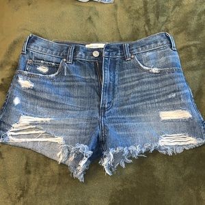 A&f high rise shorts